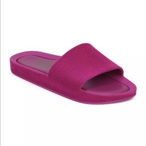 Melissa beach pool slides pink size 8 new